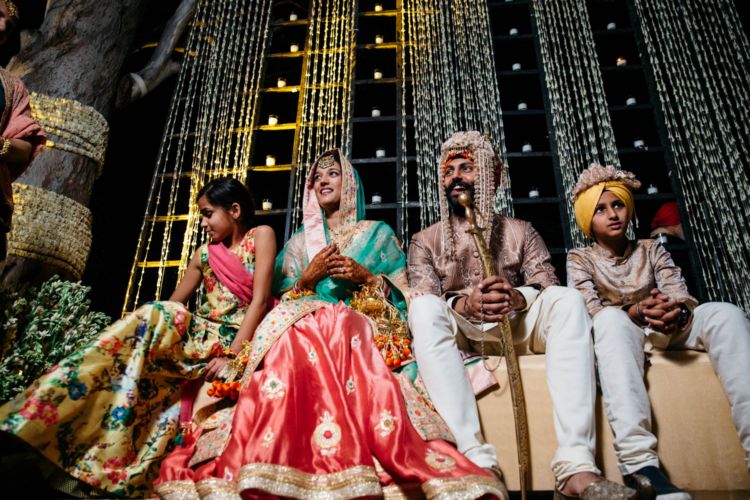 Couple with children — grand