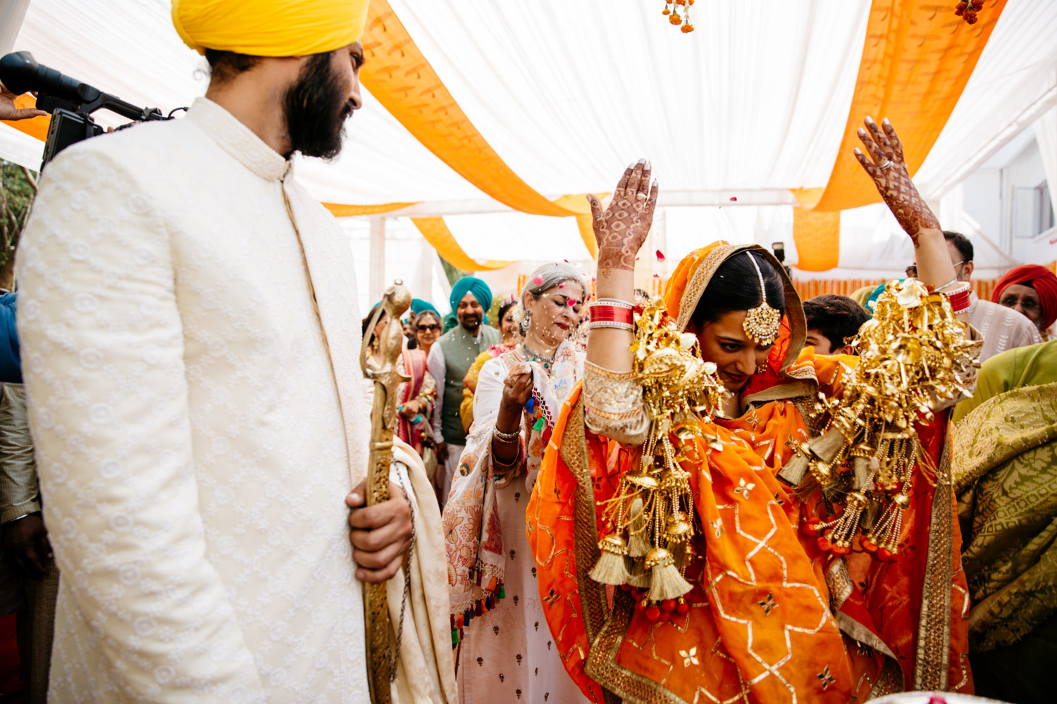 Bride dancing with kalire — triumphant